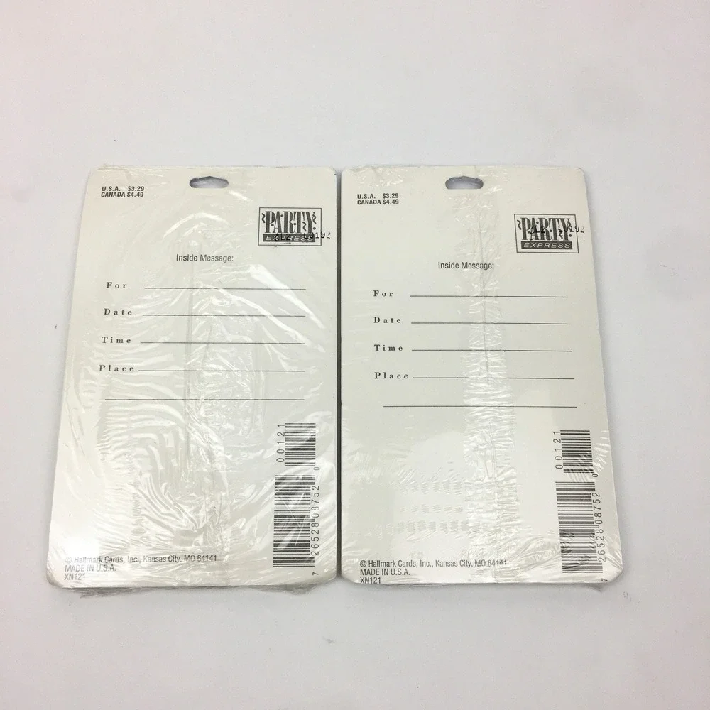 2 Packs of 8ct Christmas Holiday Party‎ Event You're Invited Invitation Sealed